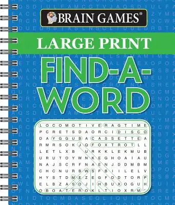 Brain Games - Găsiți un cuvânt cu caractere mari - Brain Games - Large Print Find a Word