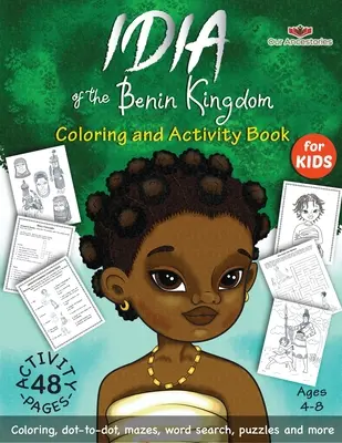 Idia of the Benin Kingdom Carte de colorat și activități - Idia of the Benin Kingdom Coloring and Activity Book