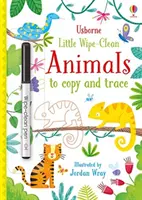 Animale de copiat și urmărit cu șervețele de curățat - Little Wipe-Clean Animals to Copy and Trace