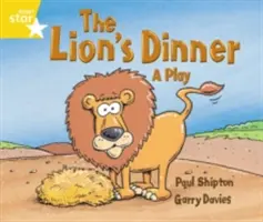 Rigby Star Guided 1 Yellow Level: The Lion's Dinner, A Play Pupil Book (simplă) - Rigby Star Guided 1 Yellow Level: The Lion's Dinner, A Play Pupil Book (single)