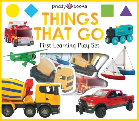 Primul set de joacă pentru învățare: Lucruri care merg [cu 12 piese mari] - First Learning Play Set: Things That Go [With 12 Chunky Pieces]