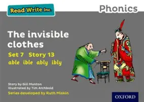 Read Write Inc. Phonics: Gri Set 7 Carte de povești 13 Hainele invizibile - Read Write Inc. Phonics: Grey Set 7 Storybook 13 The Invisible Clothes