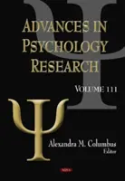 Advances in Psychology Research - Volumul 111 - Advances in Psychology Research - Volume 111