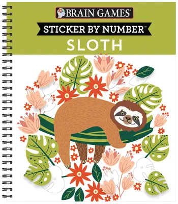 Brain Games - Sticker by Number: Leneș - Brain Games - Sticker by Number: Sloth