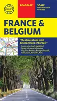Harta rutieră a lui Philip pentru Franța și Belgia - Philip's Road Map France and Belgium