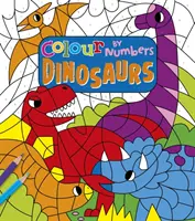 Colorează după numere: Dinozauri - Colour by Numbers: Dinosaurs