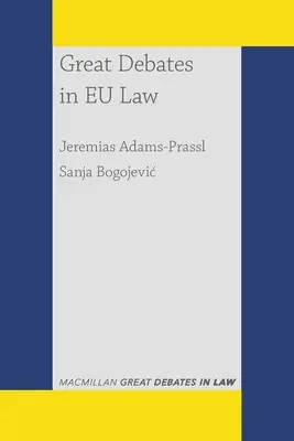 Mari dezbateri în dreptul UE - Great Debates in Eu Law