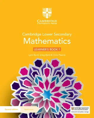Cambridge Lower Secondary Mathematics Learner's Book 7 cu acces digital (1 an) - Cambridge Lower Secondary Mathematics Learner's Book 7 with Digital Access (1 Year)
