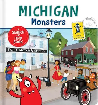 Monștrii din Michigan: O carte de căutare și găsire - Michigan Monsters: A Search and Find Book