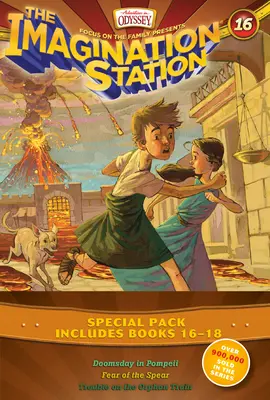 Imagination Station Books 3-Pack: Ziua Judecății în Pompei / De frica suliței / Probleme în trenul orfan - Imagination Station Books 3-Pack: Doomsday in Pompeii / In Fear of the Spear / Trouble on the Orphan Train