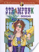 Creative Haven Steampunk Designs Carte de colorat - Creative Haven Steampunk Designs Coloring Book