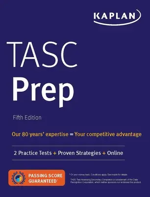 Tasc Prep: 2 teste practice + strategii dovedite + online - Tasc Prep: 2 Practice Tests + Proven Strategies + Online