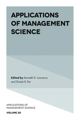 Aplicații ale științei managementului - Applications of Management Science
