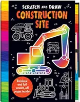 Scratch and Draw Construction Site - Carte de activități Scratch Art - Scratch and Draw Construction Site - Scratch Art Activity Book