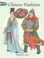 Chinese Fashions Carte de colorat - Chinese Fashions Coloring Book
