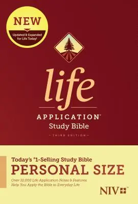 Biblia de studiu NIV Life Application, ediția a treia, format personal (copertă moale) - NIV Life Application Study Bible, Third Edition, Personal Size (Softcover)