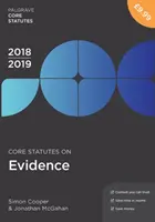 Statutele de bază privind probele 2018-19 - Core Statutes on Evidence 2018-19