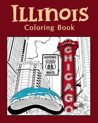 Illinois Carte de colorat - Illinois Coloring Book