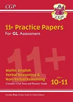 11+ GL Practice Papers Mixed Pack - Ages 10-11 (cu ghid pentru părinți și ediție online) - 11+ GL Practice Papers Mixed Pack - Ages 10-11 (with Parents' Guide & Online Edition)