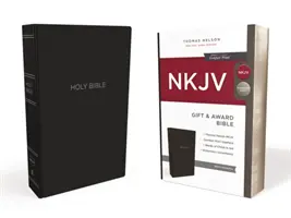 NKJV, Gift and Award Bible, Leather-Look, Negru, Ediție cu litere roșii - NKJV, Gift and Award Bible, Leather-Look, Black, Red Letter Edition