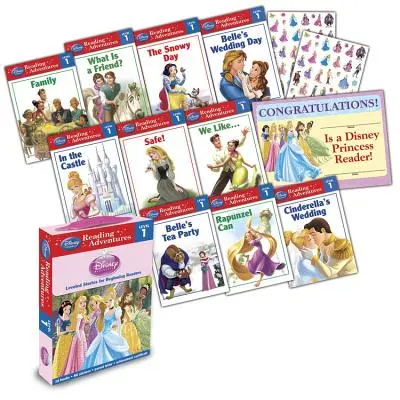Disney Princess Reading Adventures Disney Princess Level 1 Boxed Set [Cu 86 de autocolante și scrisoare pentru părinți și certificat de realizare] - Disney Princess Reading Adventures Disney Princess Level 1 Boxed Set [With 86 Stickers and Parent Letter, and Achievement Certificate]