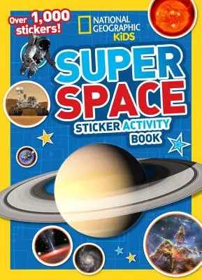 Cartea de activități cu autocolante Super Space - Super Space Sticker Activity Book