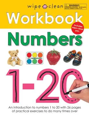 Caiet de lucru Wipe Clean Numerele 1-20 [Cu stilou Wipe Clean] - Wipe Clean Workbook Numbers 1-20 [With Wipe Clean Pen]