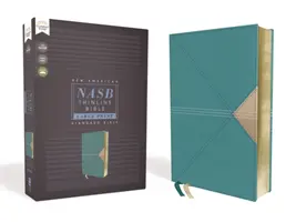 Nasb, Biblie Thinline, Tipar mare, Leathersoft, Teal, Ediția Red Letter, Text 1995, Comfort Print - Nasb, Thinline Bible, Large Print, Leathersoft, Teal, Red Letter Edition, 1995 Text, Comfort Print