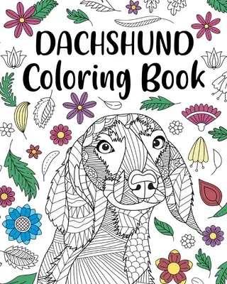 Dachshund carte de colorat - Dachshund Coloring Book