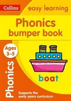 Carte de fonetică pentru copii de 3-5 ani - Ideal pentru învățarea acasă - Phonics Bumper Book Ages 3-5 - Ideal for Home Learning