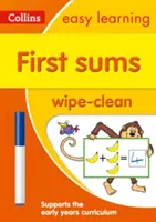 First Sums Age 3-5 Wipe Clean Activity Book - Ideal pentru învățarea acasă - First Sums Age 3-5 Wipe Clean Activity Book - Ideal for Home Learning