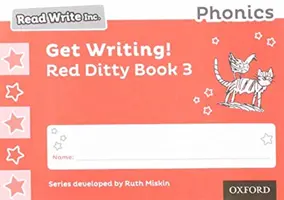 Read Write Inc. Phonics: Get Writing! Red Ditty Book 3 Pachet de 10 - Read Write Inc. Phonics: Get Writing! Red Ditty Book 3 Pack of 10