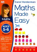 Maths Made Easy: Beginner, Ages 5-6 (Key Stage 1) - Sprijină curriculum-ul național, caiet de exerciții de matematică - Maths Made Easy: Beginner, Ages 5-6 (Key Stage 1) - Supports the National Curriculum, Maths Exercise Book