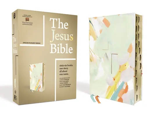The Jesus Bible, ESV Edition, Leathersoft, Multi-Color/Teal, Indexată - The Jesus Bible, ESV Edition, Leathersoft, Multi-Color/Teal, Indexed