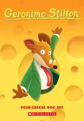 Geronimo Stilton Four Cheese Box Set (Cărțile 1-4) - Geronimo Stilton Four Cheese Box Set (Books 1-4)