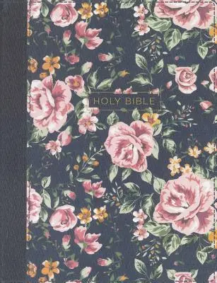 NKJV, Biblia Journal the Word, pânză peste carton, gri floral, ediție cu litere roșii, Comfort Print: Reflectează, scrie în jurnal sau creează artă alături de cartea ta preferată - NKJV, Journal the Word Bible, Cloth Over Board, Gray Floral, Red Letter Edition, Comfort Print: Reflect, Journal, or Create Art Next to Your Favorite