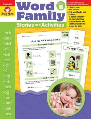 Povești și activități cu familii de cuvinte, nivelul B - Word Family Stories & Activities Level B