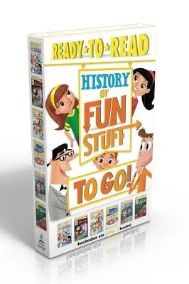 History of Fun Stuff to Go! Set: The Deep Dish on Pizza!; The Scoop on Ice Cream!; The Tricks and Treats of Halloween!; The Sweet Story of Hot Chocola
