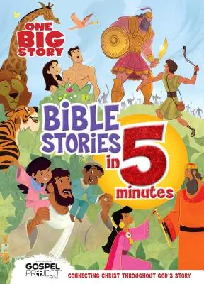 One Big Story Povești biblice în 5 minute (căptușită): Conectarea lui Hristos prin povestea lui Dumnezeu - One Big Story Bible Stories in 5 Minutes (Padded): Connecting Christ Throughout God's Story