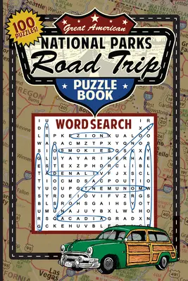 Cartea de puzzle a marilor parcuri naționale americane Road Trip - Great American National Parks Road Trip Puzzle Book