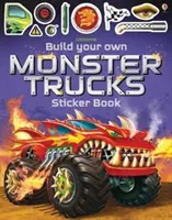 Construiește-ți propria carte de autocolante Monster Trucks - Build Your Own Monster Trucks Sticker Book