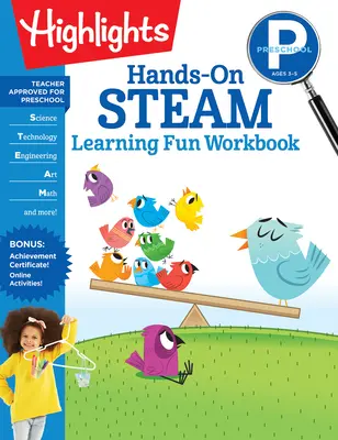 Preșcolar Hands-On Steam Learning Fun Workbook - Preschool Hands-On Steam Learning Fun Workbook