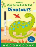 Dinozauri din punct în punct cu ștergător - Wipe-clean Dot-to-dot Dinosaurs