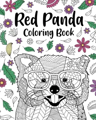 Cartea de colorat Red Panda - Red Panda Coloring Book