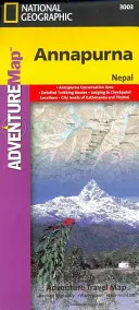 Annapurna, Nepal - Hartă de călătorie Hartă de aventură internațională - Annapurna, Nepal - Travel Maps International Adventure Map