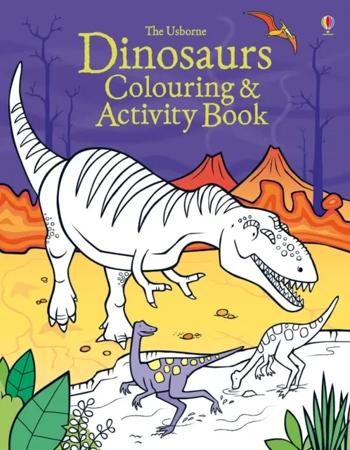 Cartea de colorat și activități cu dinozauri - Dinosaurs Colouring and Activity Book