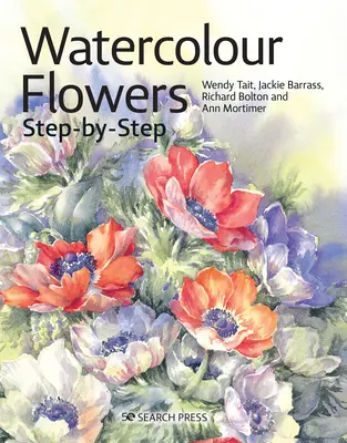 Flori în acuarelă pas cu pas - Watercolour Flowers Step-By-Step