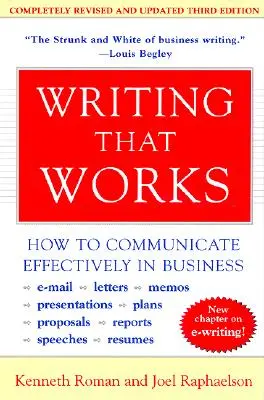 Writing That Works, 3rd Edition: Cum să comunici eficient în afaceri - Writing That Works, 3rd Edition: How to Communicate Effectively in Business
