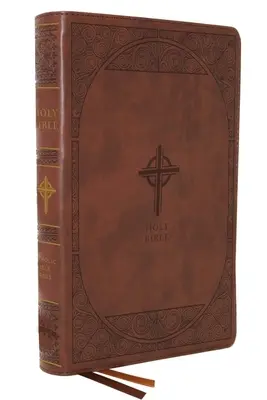 Nabre, Noua Biblie Americană, ediție revizuită, Biblie catolică, ediție mare, Leathersoft, maro, Comfort Print: Sfânta Biblie - Nabre, New American Bible, Revised Edition, Catholic Bible, Large Print Edition, Leathersoft, Brown, Comfort Print: Holy Bible