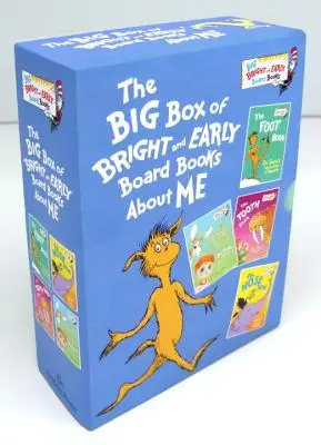 Cutia mare de cărți de bord Bright and Early despre mine: The Foot Book de Dr. Seuss; The Eye Book de Dr. Seuss; The Tooth Book de Dr. Seuss; The Nose Boo - The Big Box of Bright and Early Board Books about Me: The Foot Book by Dr. Seuss; The Eye Book by Dr. Seuss; The Tooth Book by Dr. Seuss; The Nose Boo